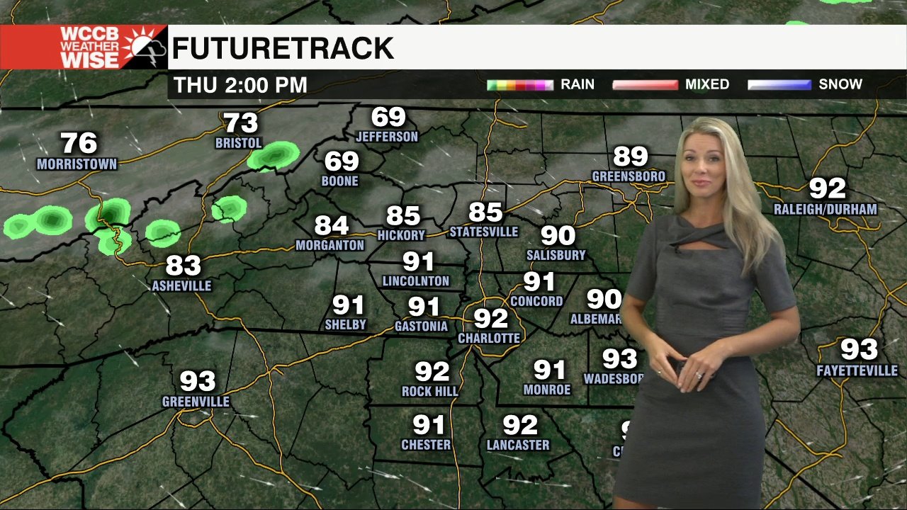 Above Average Temperatures Through Thursday - WCCB Charlotte's CW