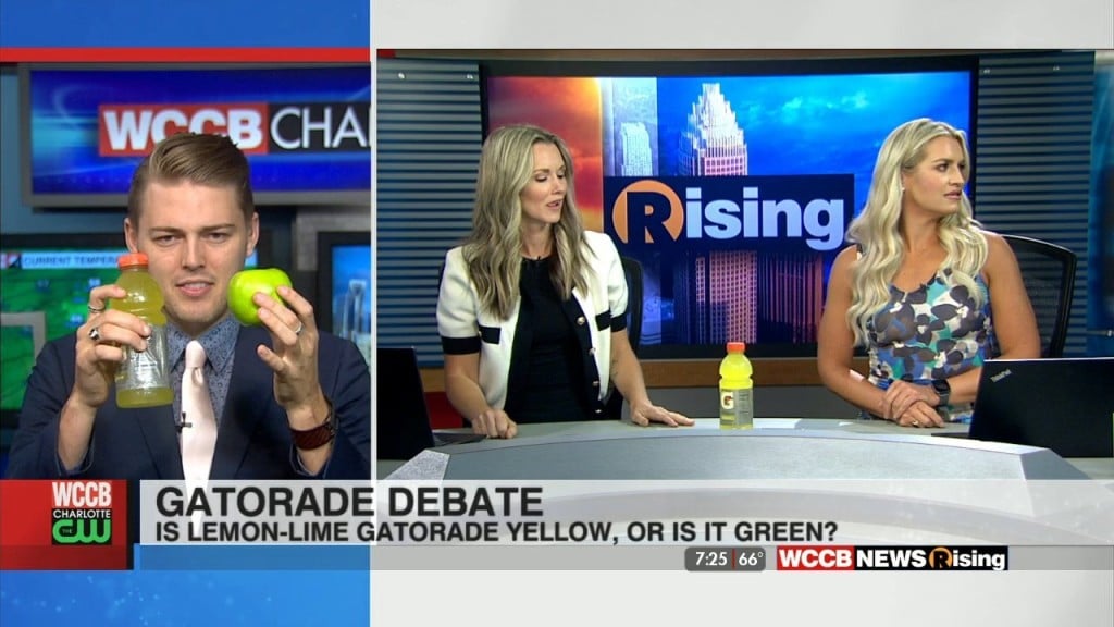 Gatorade Debate: Is Lemon Lime Yellow Or Green?