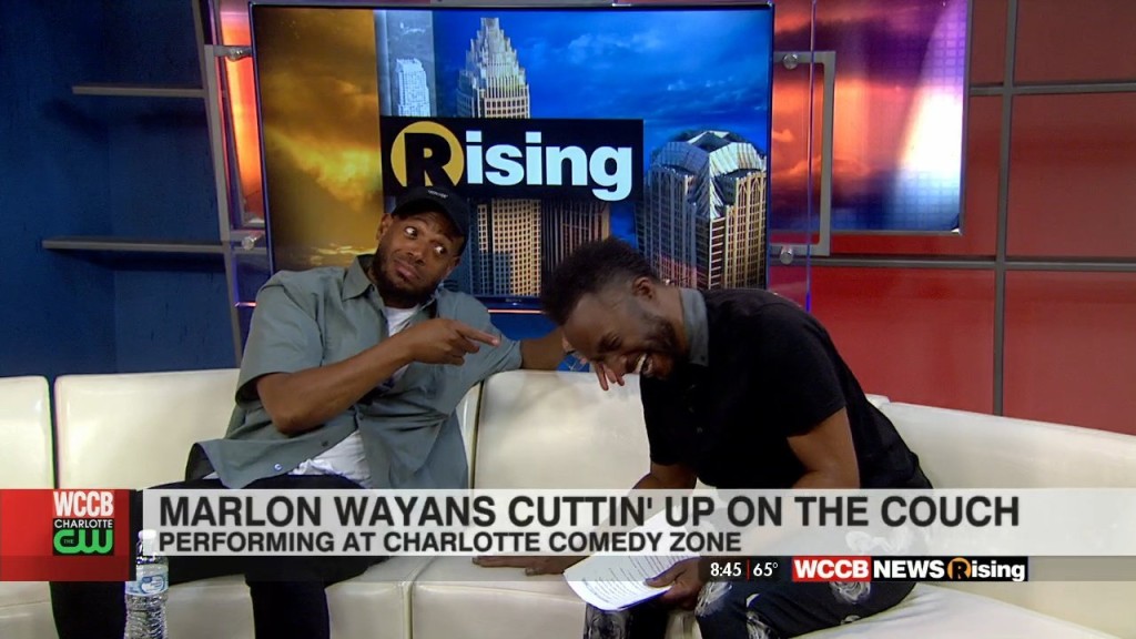 Actor/comedian Marlon Wayans Cuts Up On Rising Couch