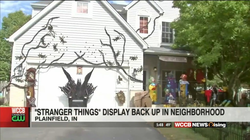 "stranger Things" Halloween Display Goes Back Up