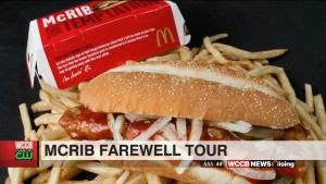 The Mcrib Sandwich Farewell Tour