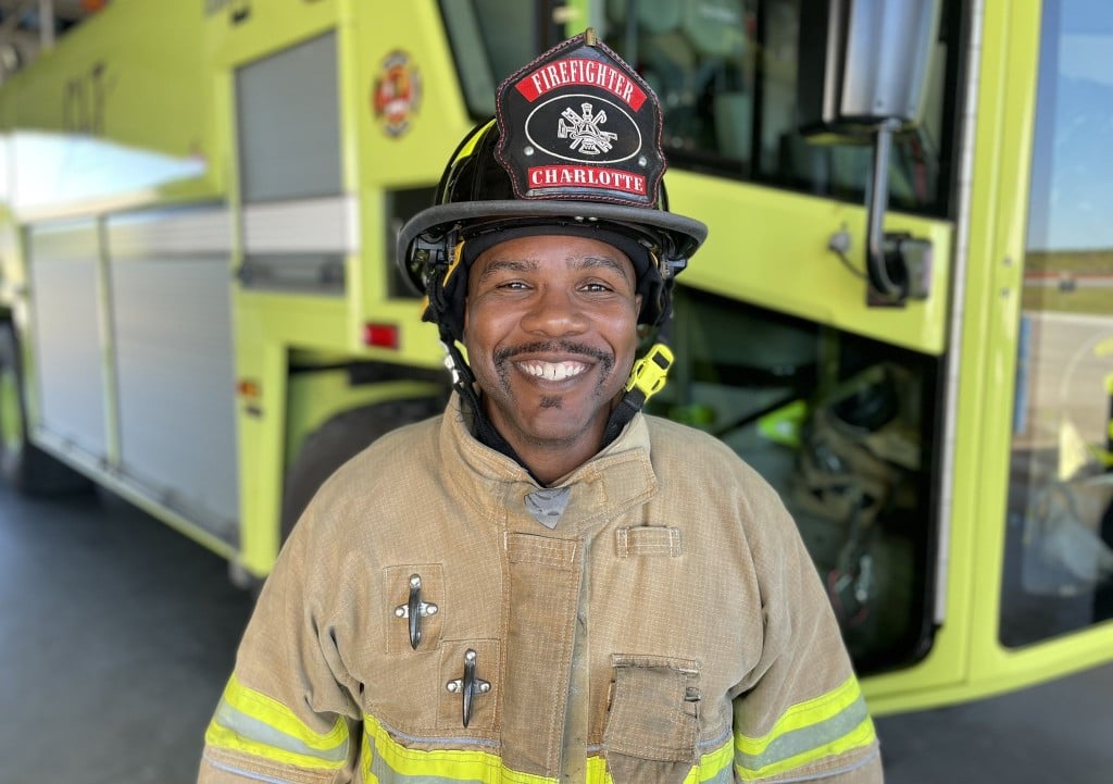 Firefighter Michael Cunningham