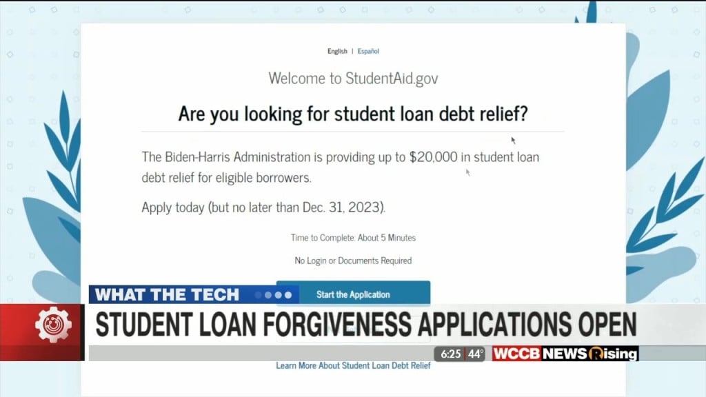 What The Tech: Student Loan Forgiveness