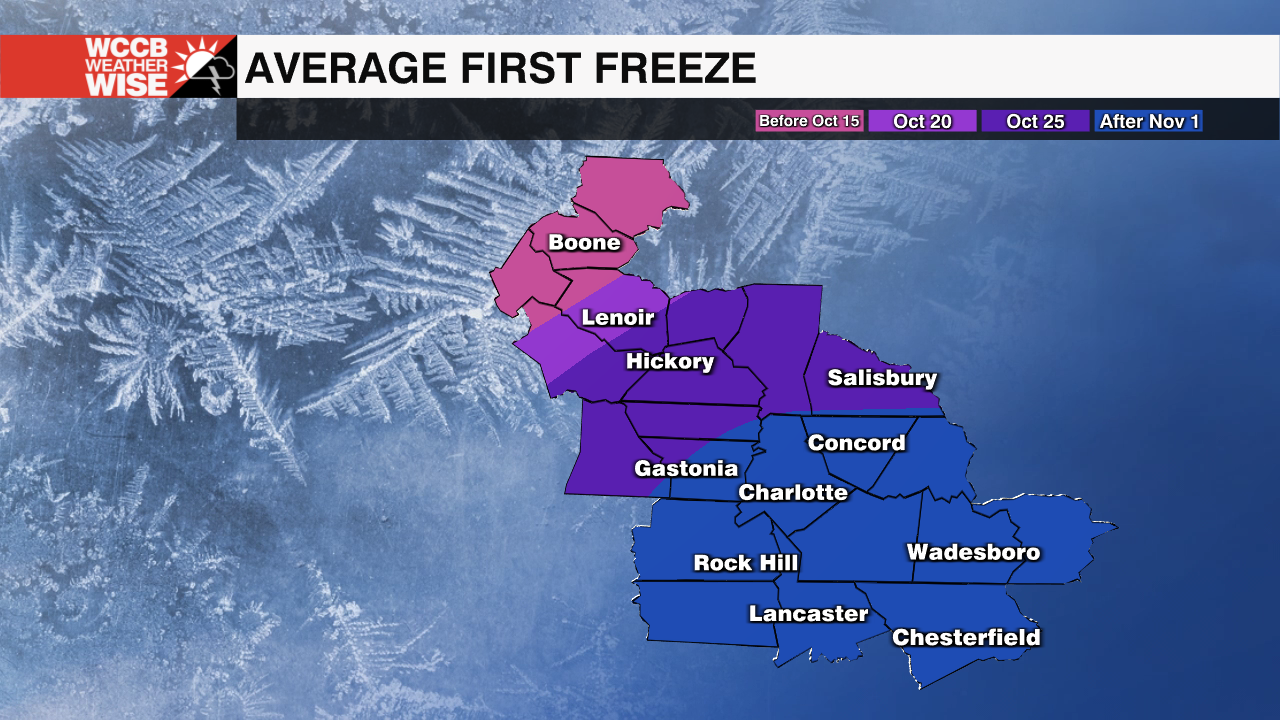 First Freeze - WCCB Charlotte