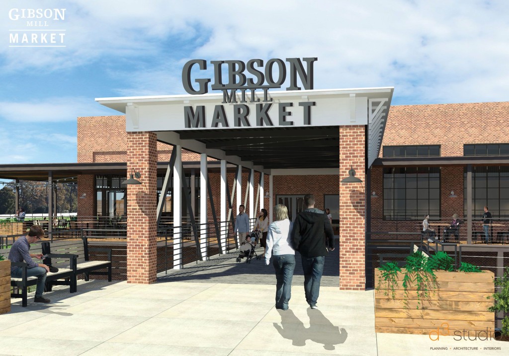 Gibson Market Entrance Rendoring