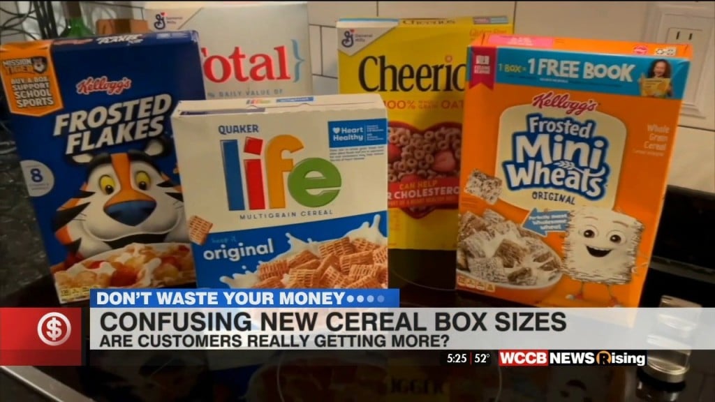 Don't Waste Your Money: Sizing Up Cereal Boxes