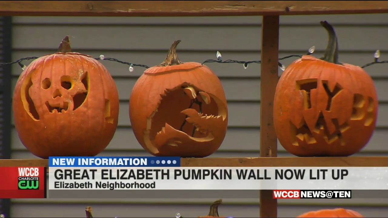 Neighbors Gather For The Annual Great Elizabeth Pumpkin Wall WCCB