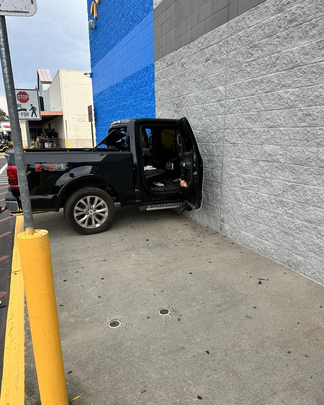 Driver Injured After Pickup Truck Crashes Into Taylorsville Walmart ...