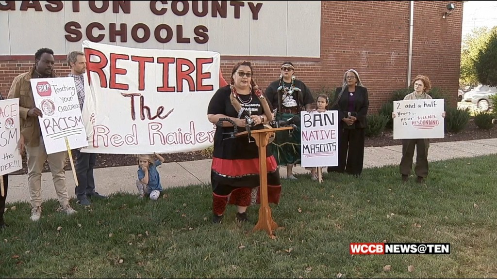 Protesters Rally Against South Point High School “red Raider” Mascot