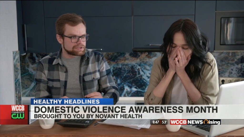 Healthy Headlines: October Is Domestic Violence Awareness Month
