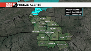 Freeze And Frost Alerts Day 2