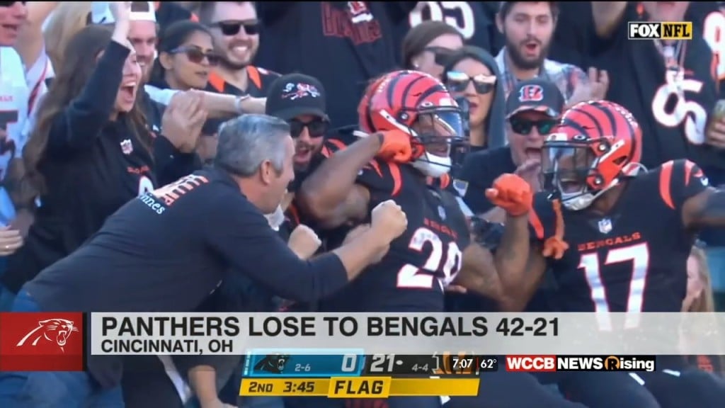 Panthers Fall To Bengals 42 21