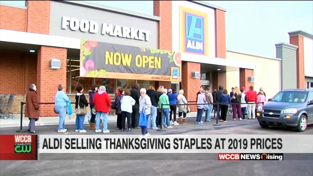 Aldi Rewinding Prices For Thanksgiving Staples