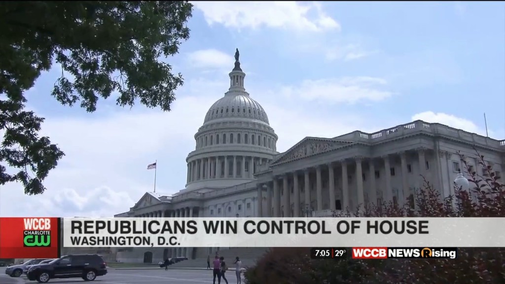 Republicans Win Control Of House