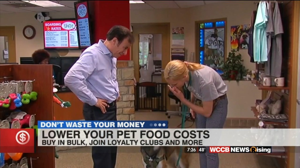 Don't Wate Your Money: Lowering Pet Food Costs