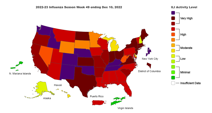 Cdc Flu Map