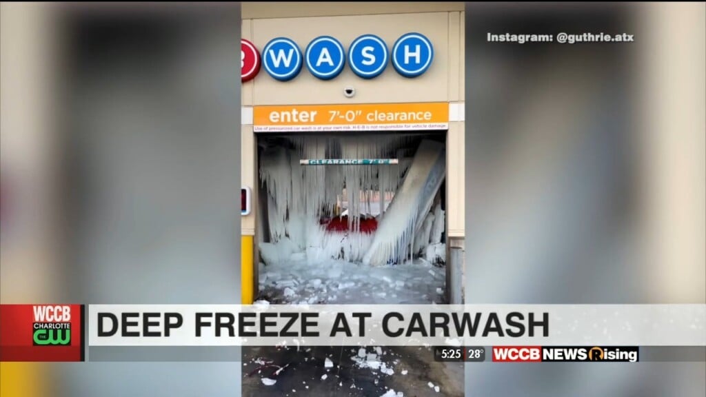 Carwash Gets The Deep Freeze