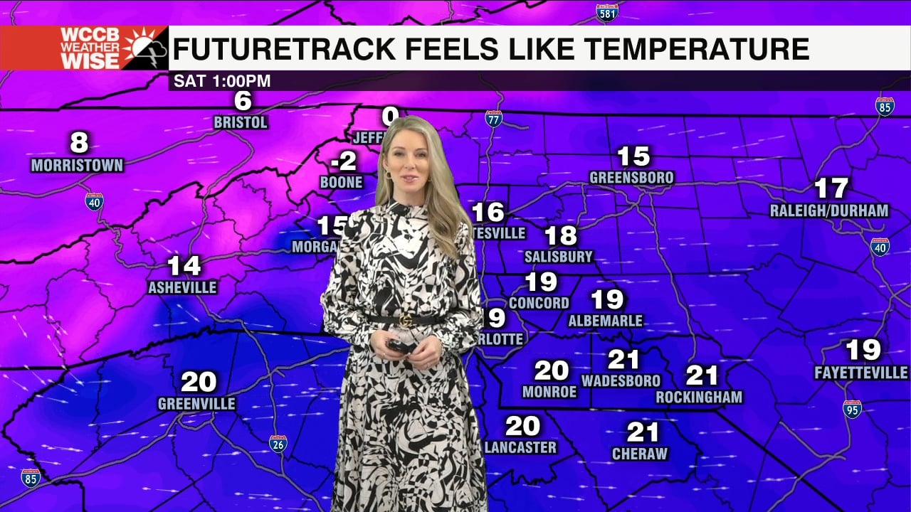 Rounds Of Rain Ahead Of Arctic Air - WCCB Charlotte
