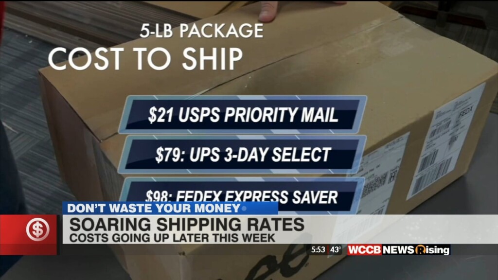 Don't Waste Your Money: Soaring Shipping Rates
