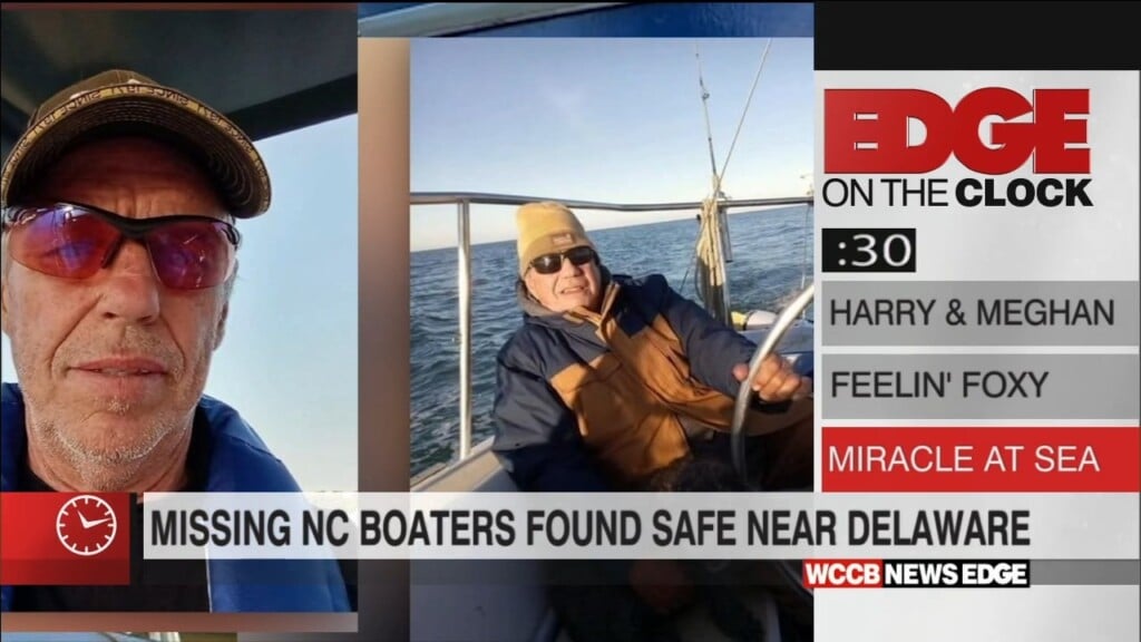 Edge On The Clock: Nc Boaters Rescued After Being Lost At Sea For 10 Days