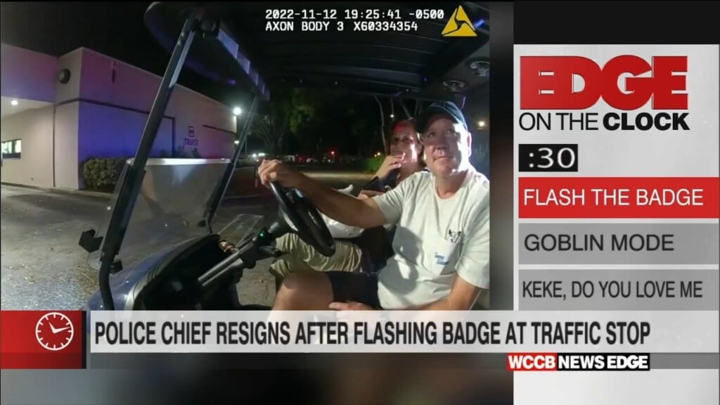 Edge On The Clock: Police Chief Resigns After Flashing Badge To Avoid Traffic Ticket