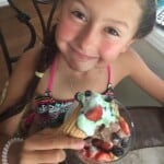 Madalina With Ice Cream
