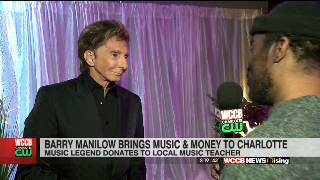 Wccb Charlotte Gets Exclusive Backstage Interview W/ Music Legend Barry Manilow