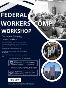 Navy And White Modern Business Workshop Poster