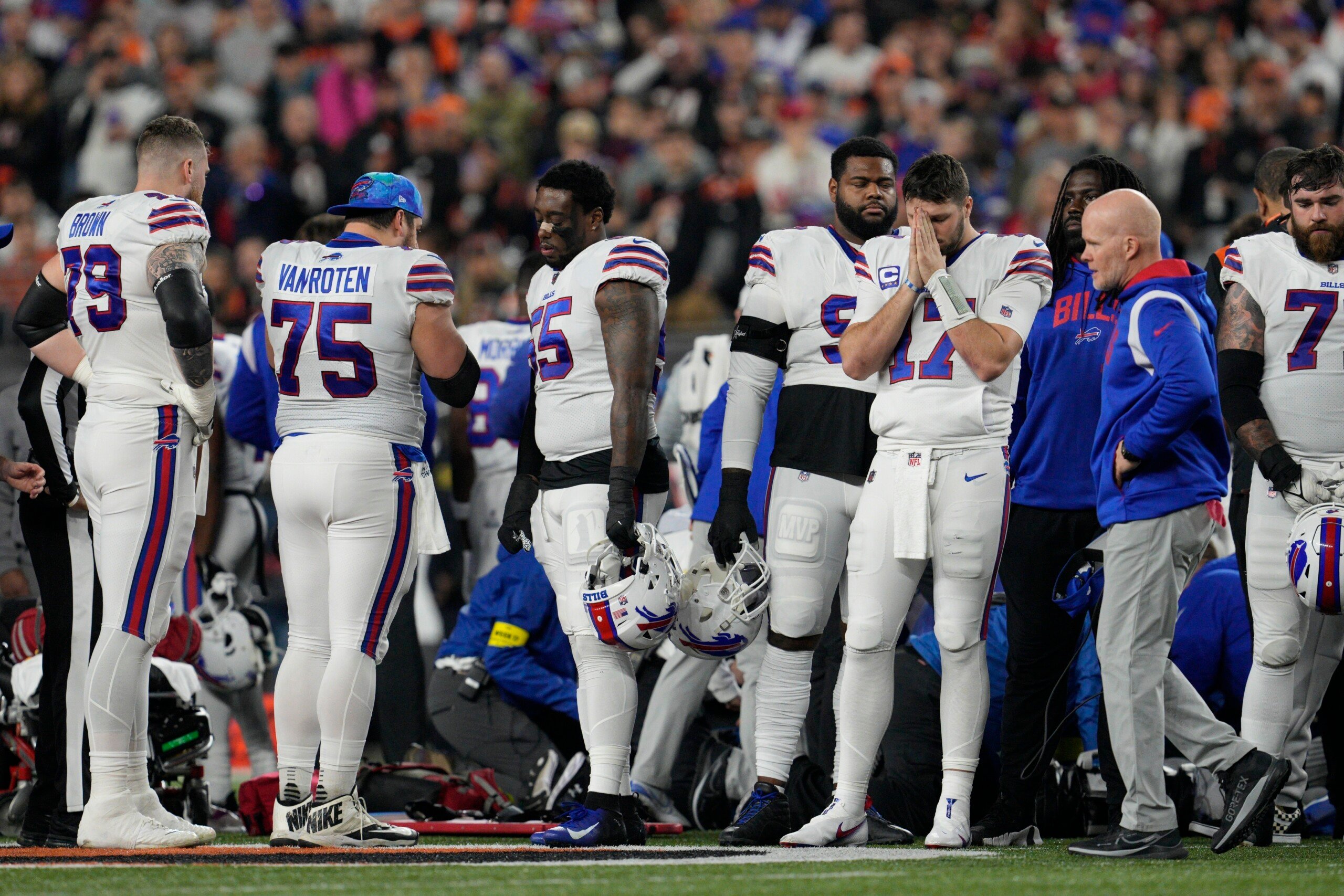 Buffalo Bills safety Damar Hamlin now breathing on his own, agent says