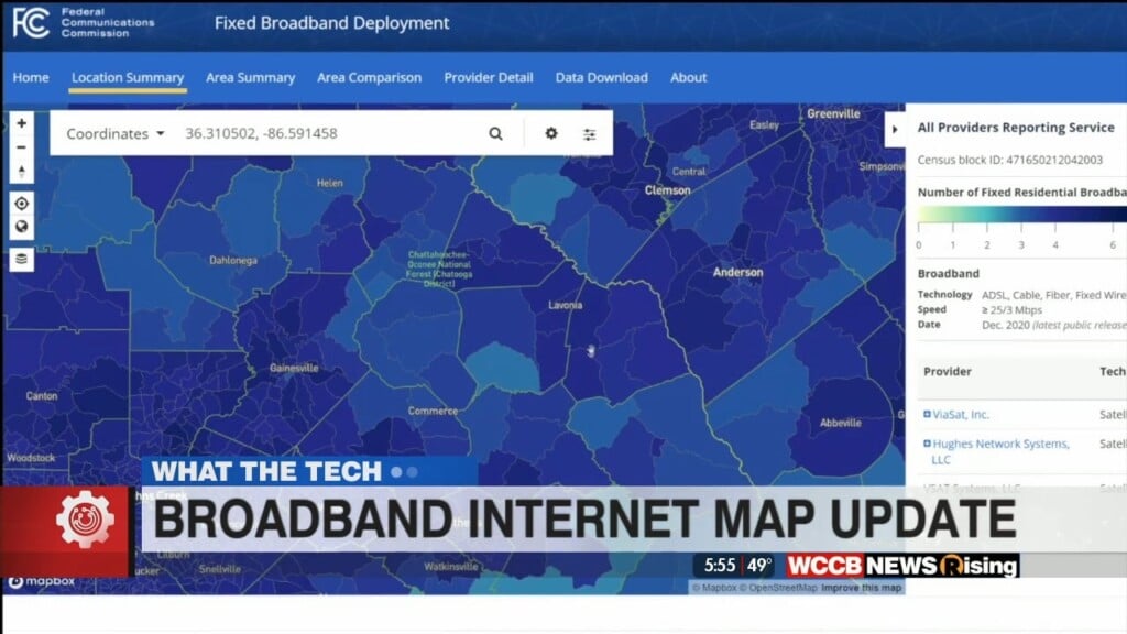 What The Tech?: Broadband Internet Map Update