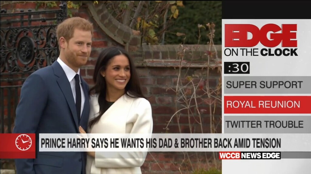 Edge On The Clock: Prince Harry Wants His Dad & Brother Back