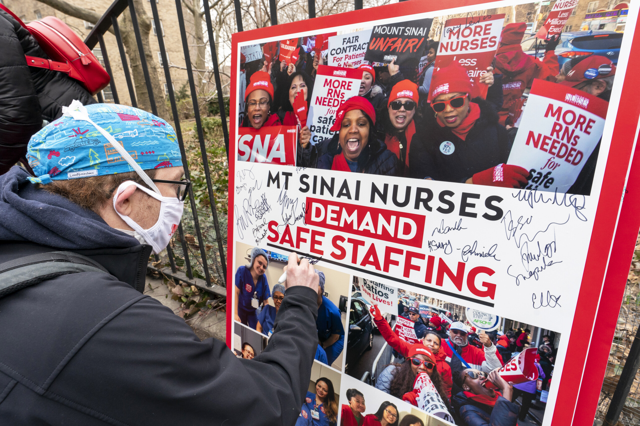 Nurses Go on Strike at 2 Big New York City Hospitals - WCCB Charlotte