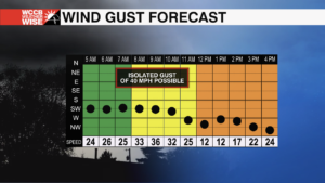 Wind Forecast Graph 1607516486074