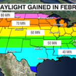 Daylight Gained In Feb