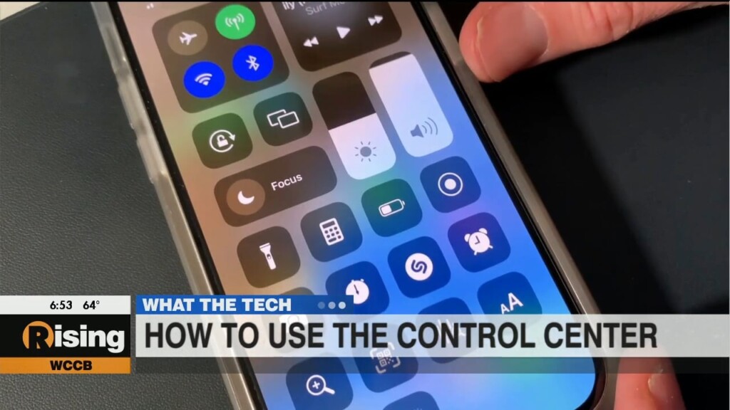 What The Tech?: How To Use The Control Center