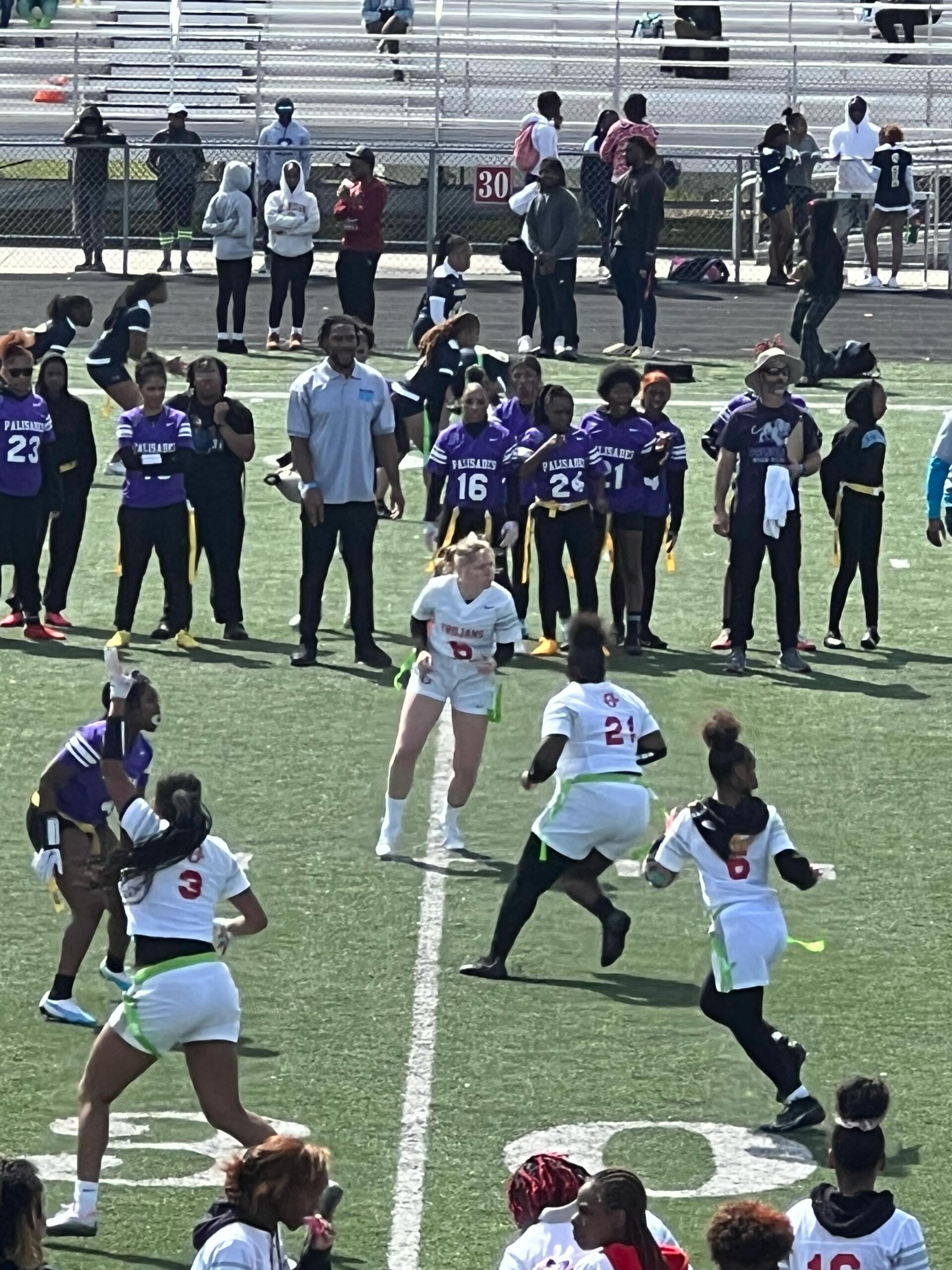 CMS girls flag football leauge