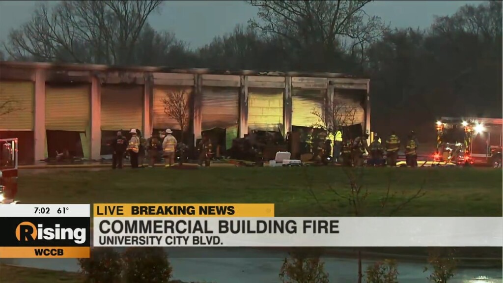 Charlotte Fire Responds To Storage Facility Fire In Northeast Charlotte