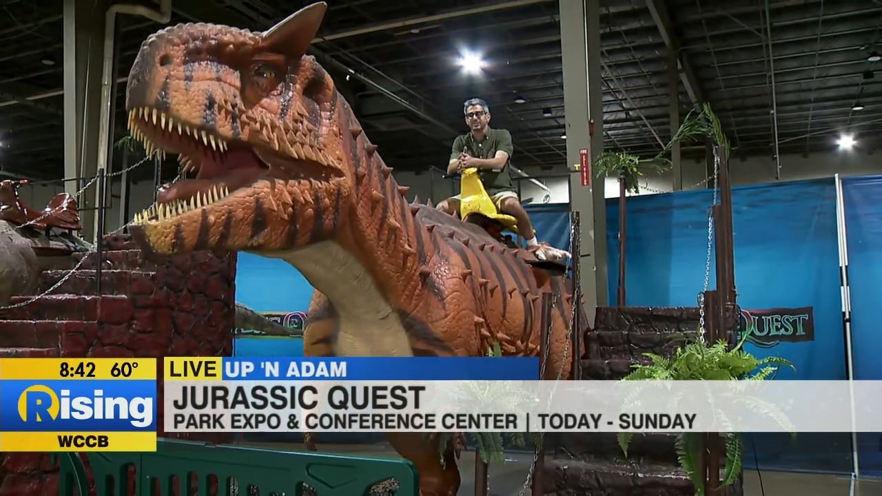 Up 'n Adam Jurassic Quest WCCB Charlotte's CW