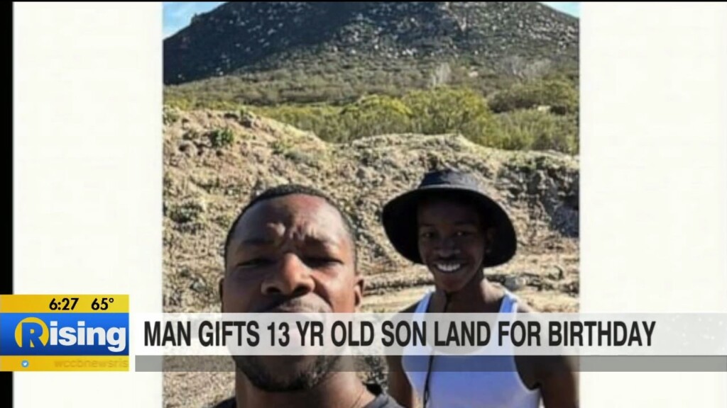 Man Gifts Son Land For Birthday