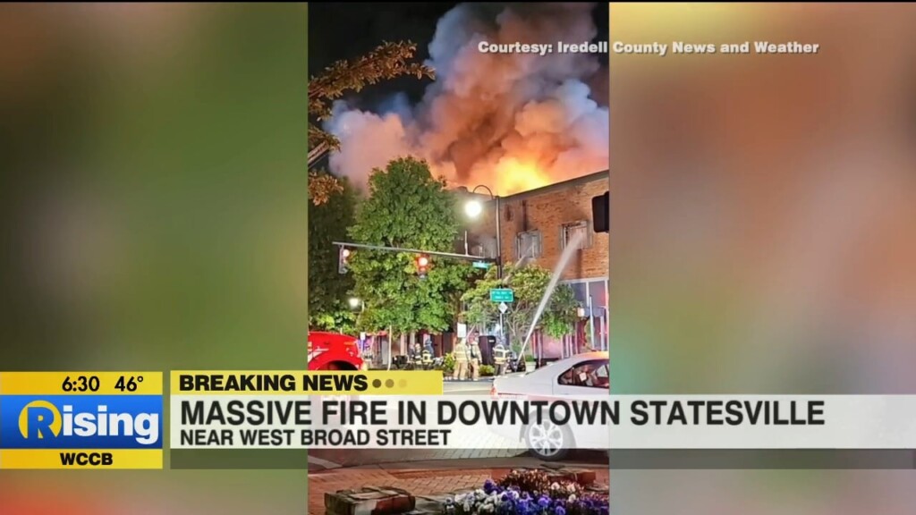 Downtown Statesville Fire