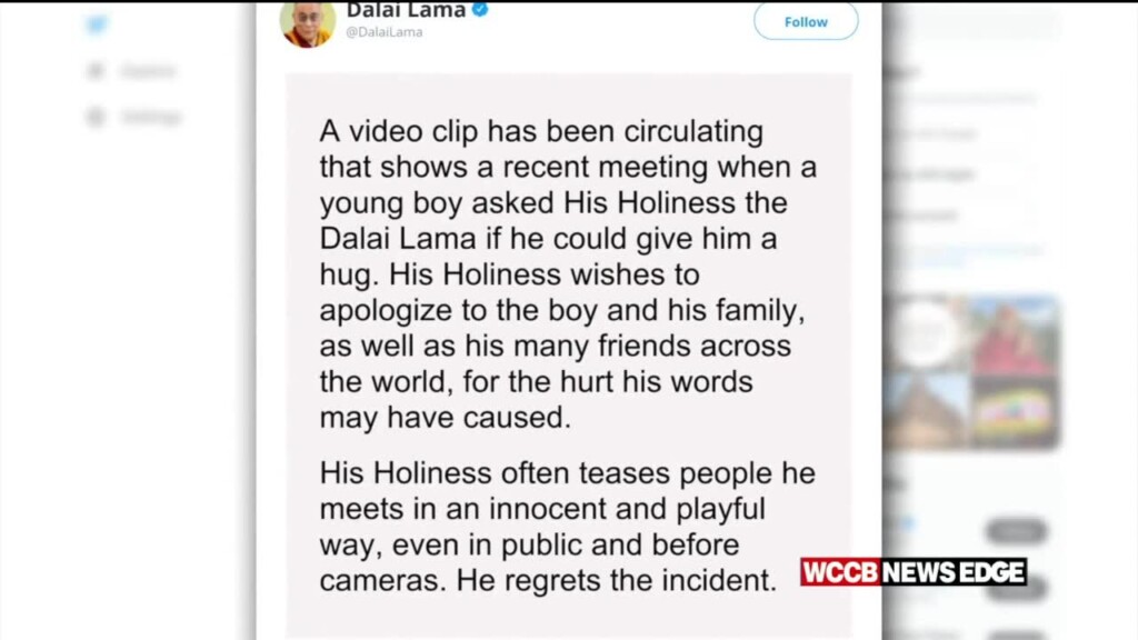 Video Surfaces Of Dalai Lama Telling Boy To “suck His Tongue”