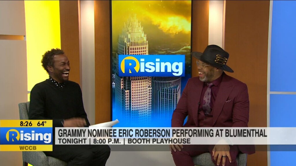 R&b Singer Eric Roberson Prepares To Perform At Blumenthal's "booth Playhouse"