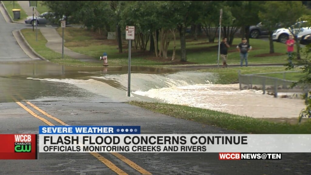 Kannapolis Emergency Crews Evacuate Dozens Of People Due To Flash Flooding