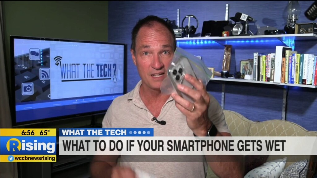 What The Tech: Smartphones And Water