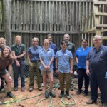 1 Black Vulture First Round Of Vaccination Team