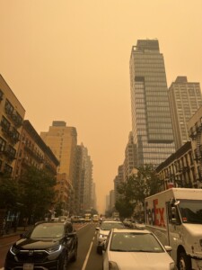 Haze From Wildfires In Nyc