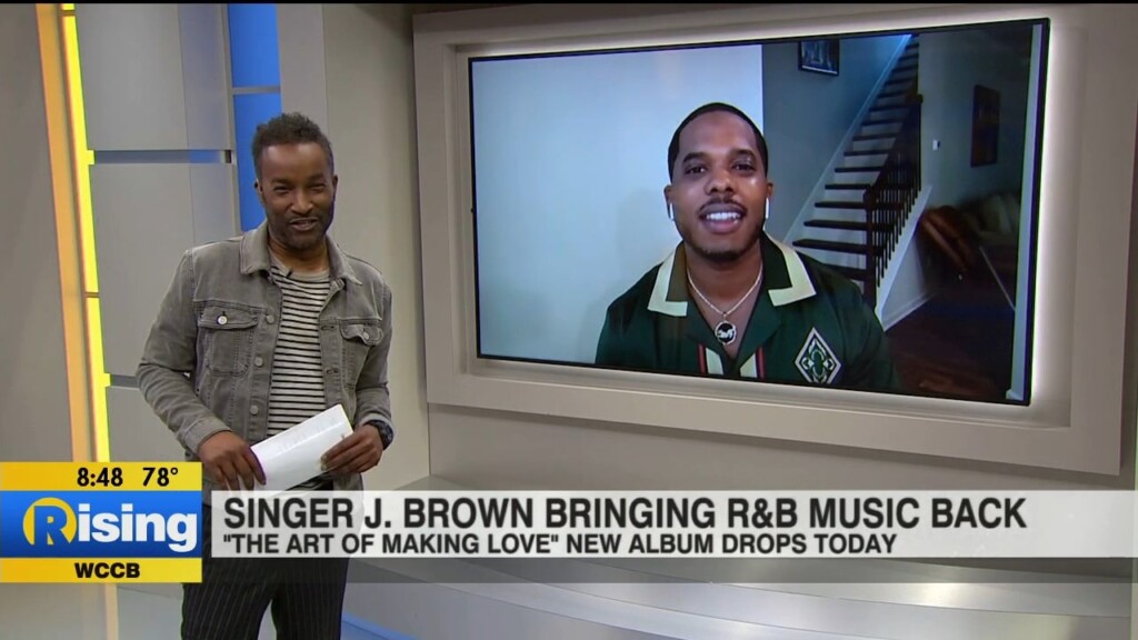 Singer J. Brown Bringing R&b Music Back.