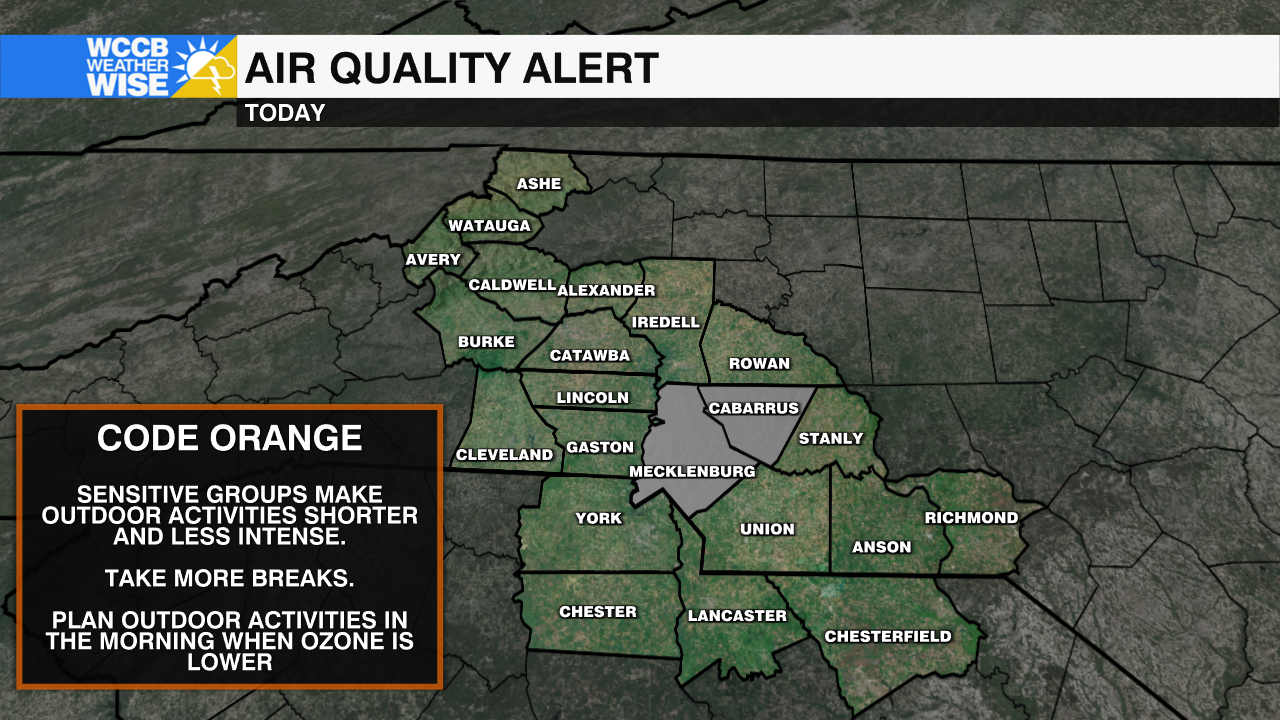 Code Orange Air Quality Alert Day In Effect For Parts Of The Region