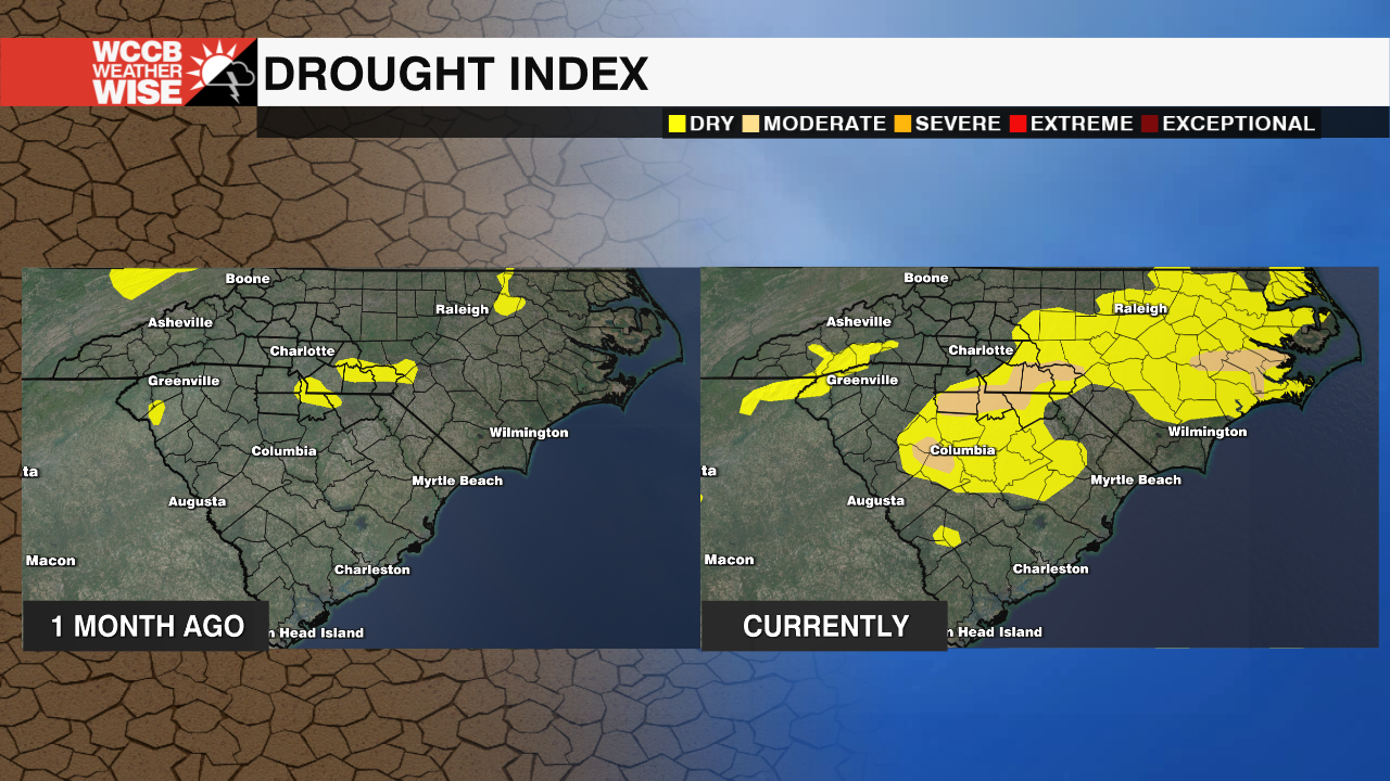 Parts of the Carolinas Experiencing a Flash Drought - WCCB Charlotte