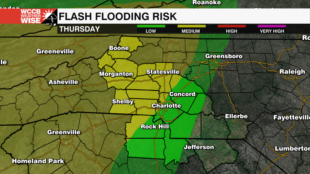 Excessive Rainfall Outlook - Days 1-3 - Wccb Charlotte's Cw